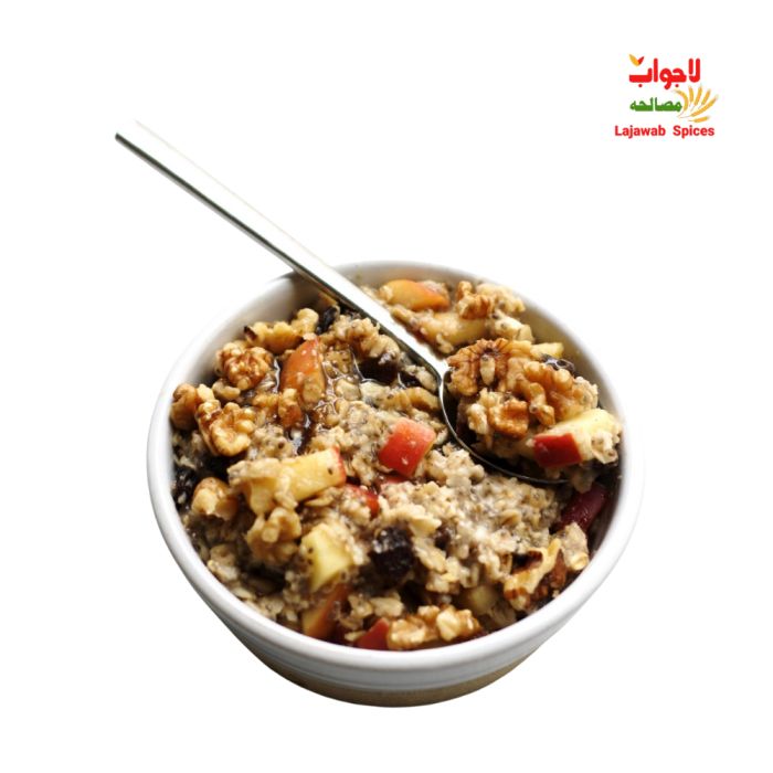 Oats with Nuts and Raisins